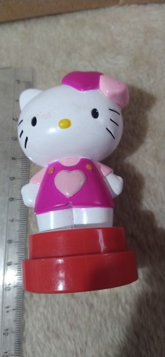 Lote de 3 bonecos/carimbos Hello Kitty