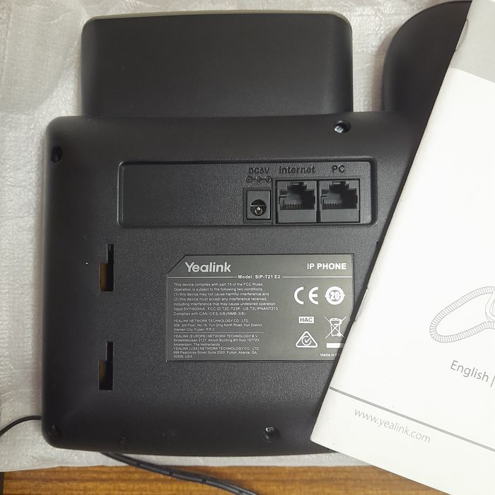 Telefone YEALINK SIP T21 E2