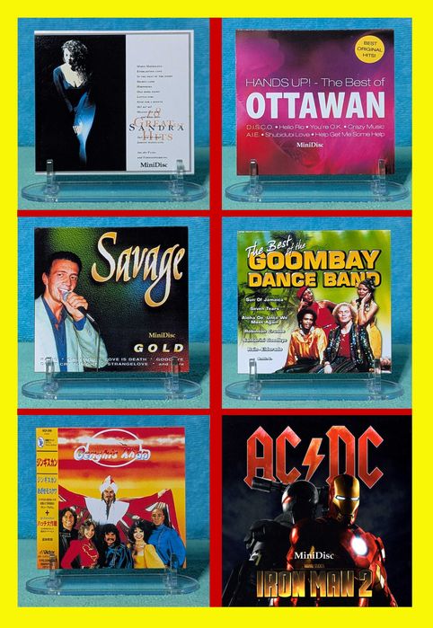 Минидиски Dire Straits, Chris Rea, ABBA, Boney M, Lady Gaga, Arabesque