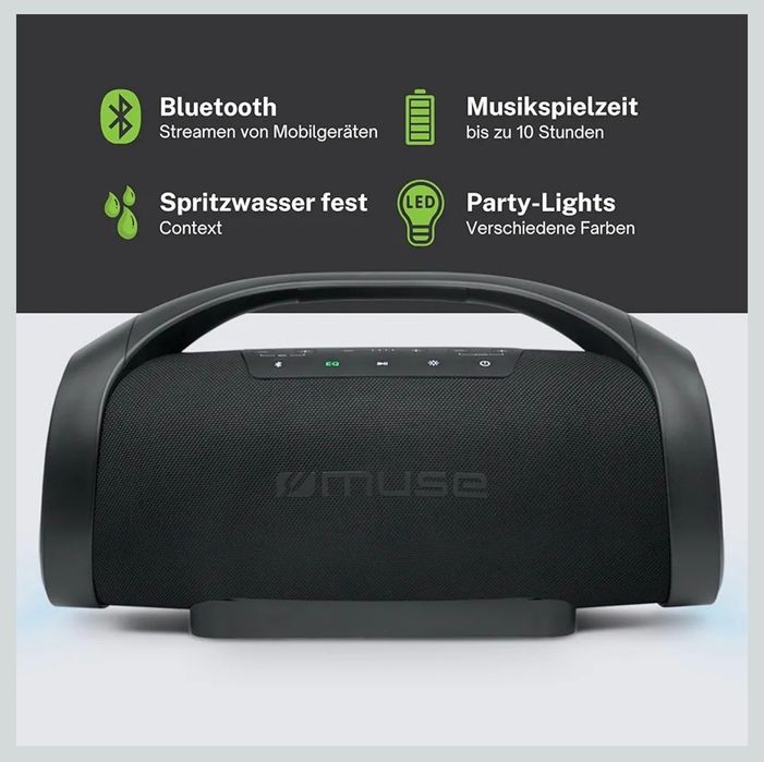 Coluna Bluetooth MUSE M-980 BT 300w