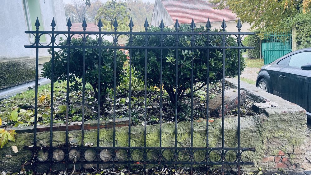 Ogrodzenie o klasycznym, ponadczasowym design /Metaloplastyka
