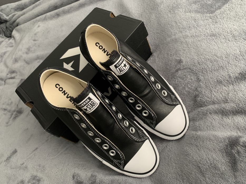 Converse skórzane