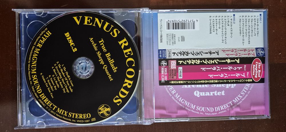 Archie Shepp Quartet - Blue Ballads, True Ballads(2 CD)