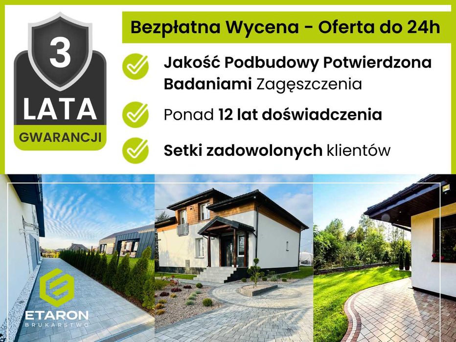 Usługi brukarskie brukarstwo Układanie kostki brukowej kostka brukowa