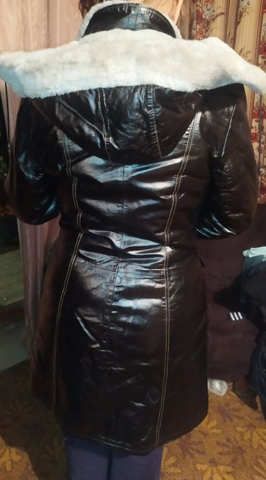 Продам шкіряну дубленку