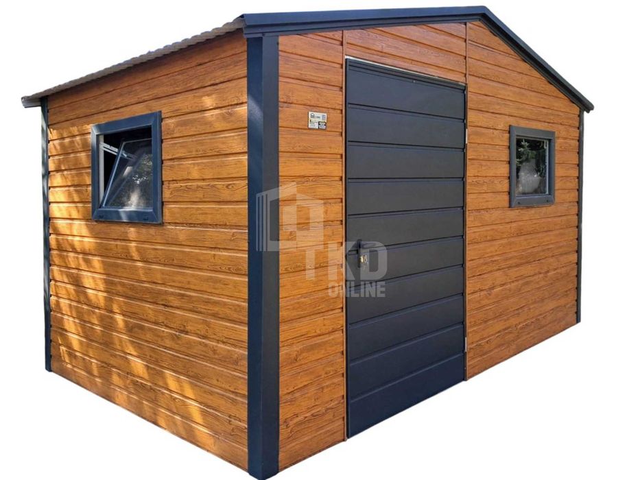 Schowek domek ogrodowy 3x2m - drzwi - 2x okno  dach dwuspadowy TKD368