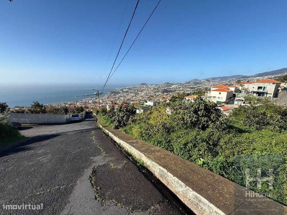 Terreno com 2050 m2 no Jardim Botânico - Vista Mar e Porto do Funchal