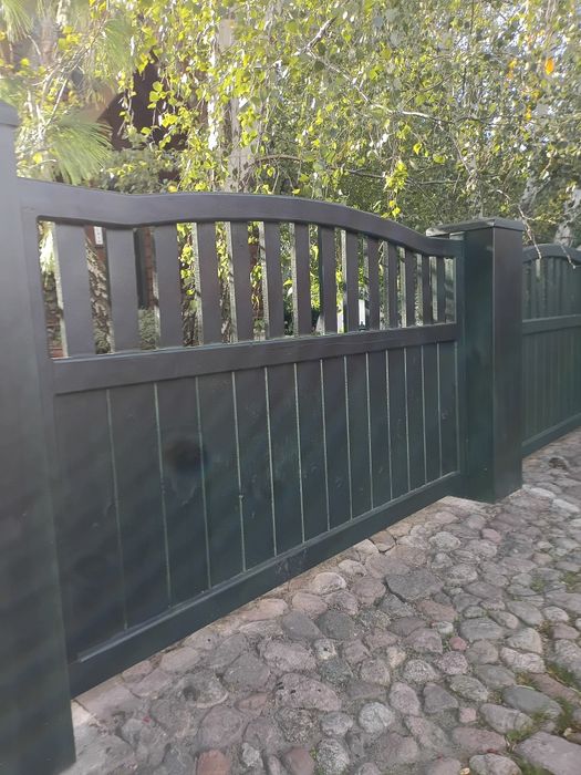 Płot brama ogrodzenia drewniane