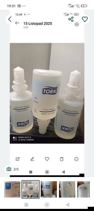 Mydło w płynie Tork Mildly S4 52 05 01 Foam Soap 52 05 01 Oryginał przesyłka darmowa