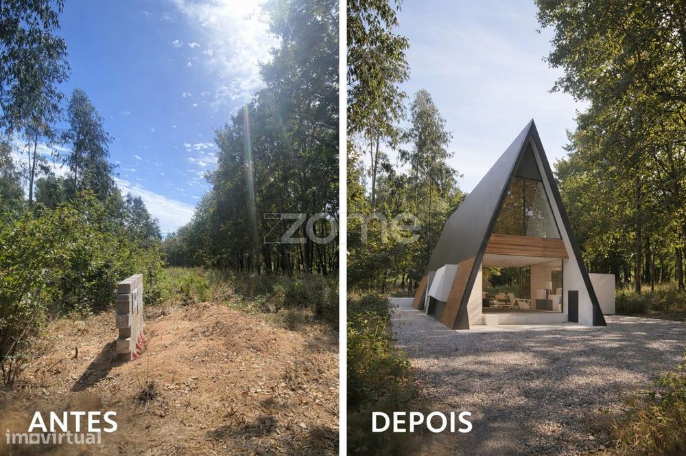 Terreno com projeto aprovado pronto a construir | 1.018 m² | Barrô