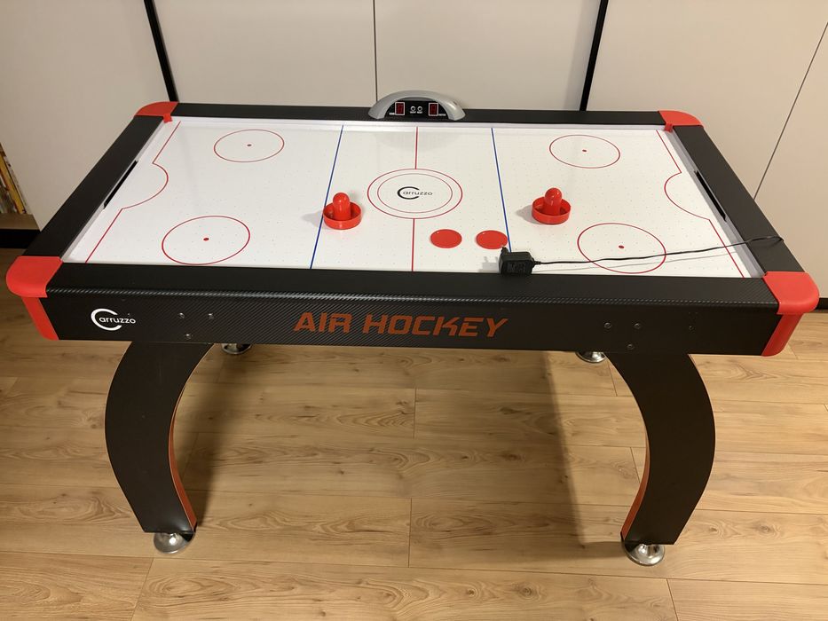 Stół Cymbergaj Do Gry Air Hockey Led Licznik Carruzzo Duży 137X74X90Cm 230V - jak nowy!