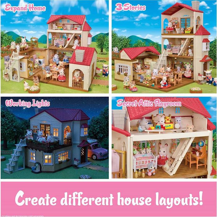 Великий будинок з секретною мансардою Sylvanian Families 5716 Набір