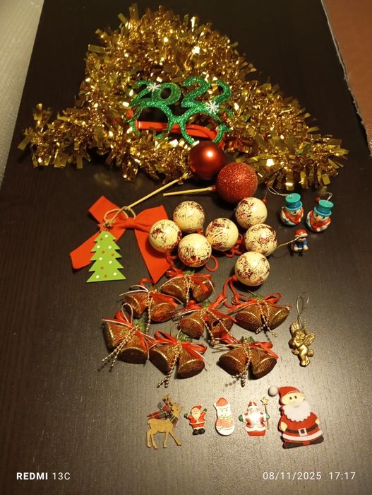 Vários artigos de natal