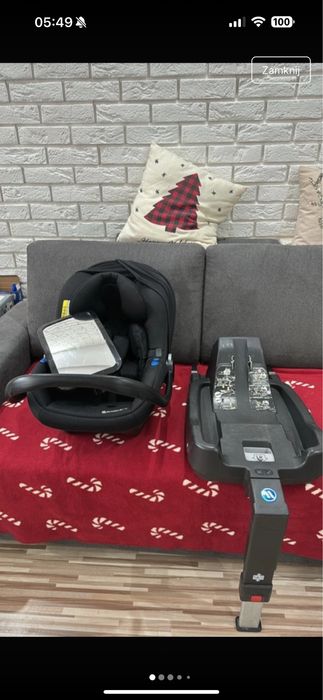 Fotelik , baza, lusterko  avionaut pixel