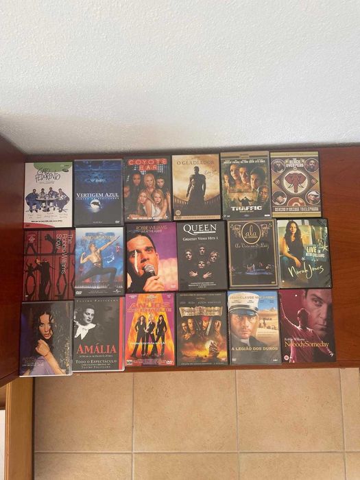 DVD originais de filmes e concertos