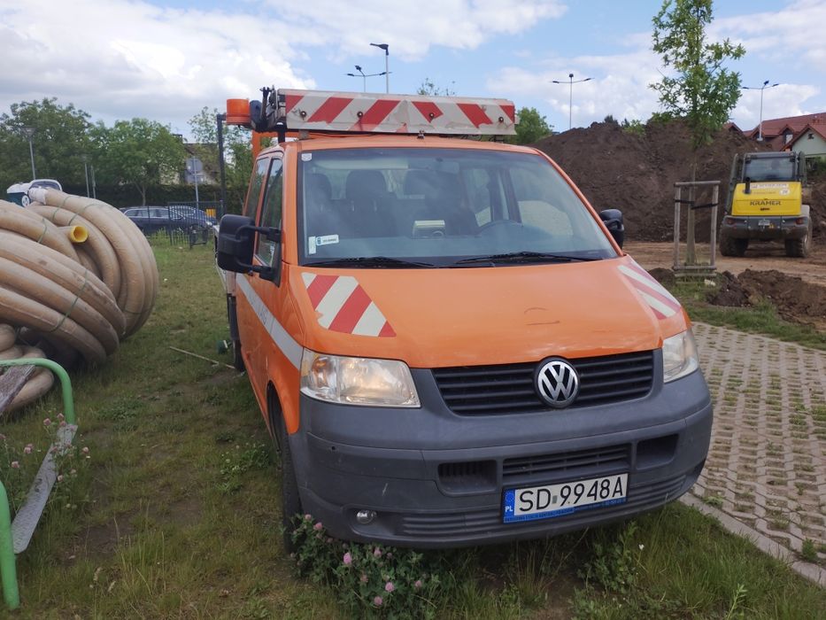 VW Transporter T5 Doka 1.9 TDI (2005) – Pełna Faktura VAT 23% | Brygadowy