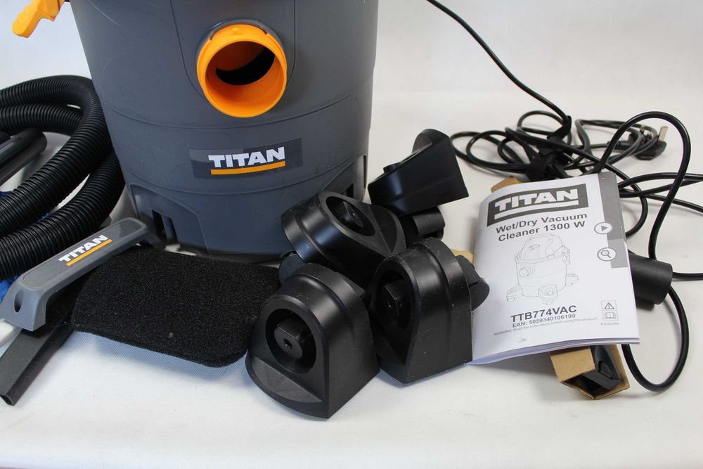 Odkurzacz przemysłowy Titan TTB774VAC 1300 W 16 L