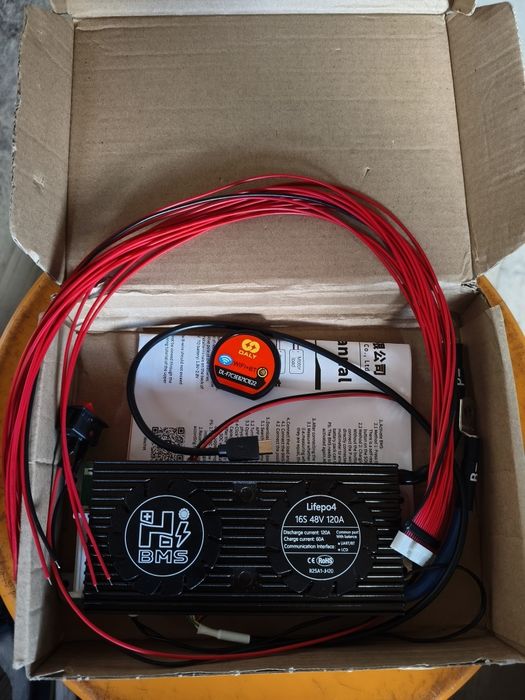 BMS smart плата DaLy для LiFePO4 акумуляторів 48V 16S 120A симетрія з Bluetooth (BMS контролер, БМС плата)
