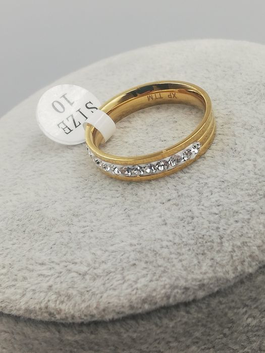 Pierścionek stal chirurgiczna Xuping 5 mm rozmiar 10