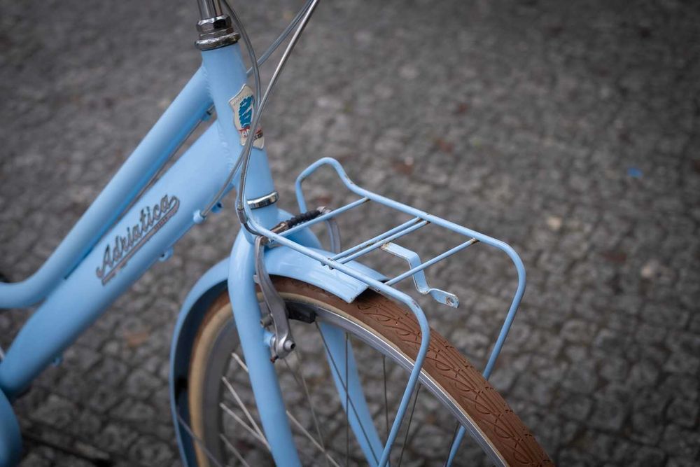 Bicicleta Cidade Pasteleira Adriatica City Retro Azul
