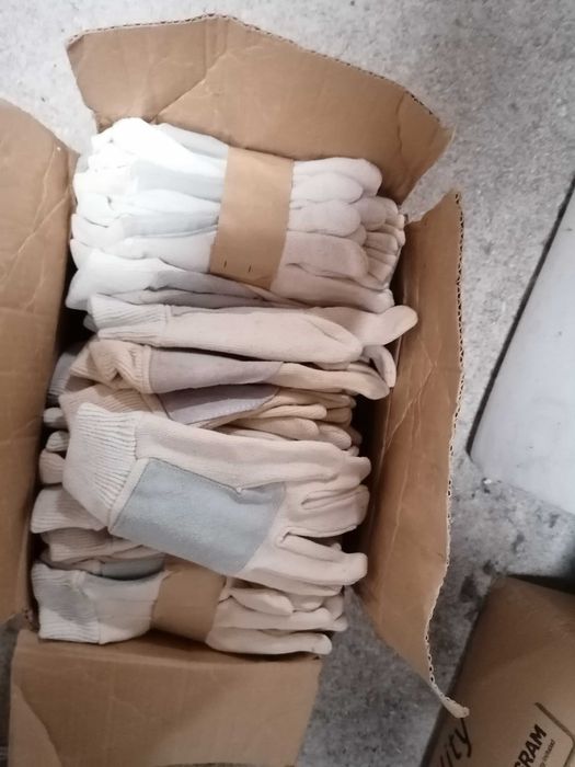 60 pares de Luvas de algodão novas