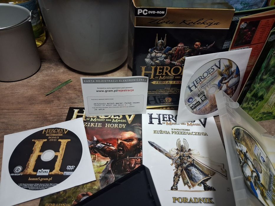 Heroes 5 złota kolekcja PL komplet gry pc gra komputerowa