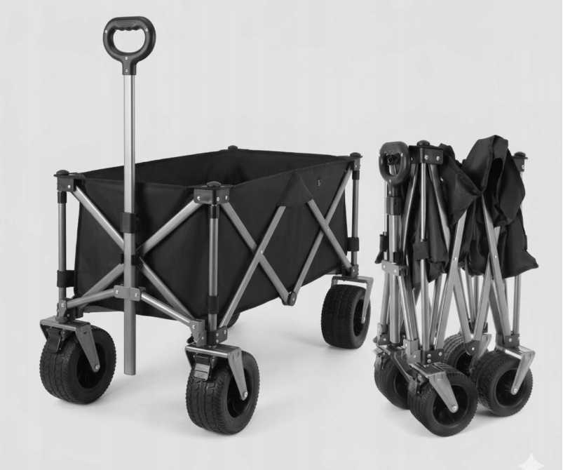 Wózek na Plażę i do Ogrodu 150L 200kg udźwig MOCNY transporter