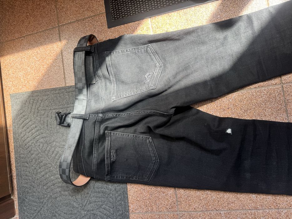 Czarne jeasny slim fit