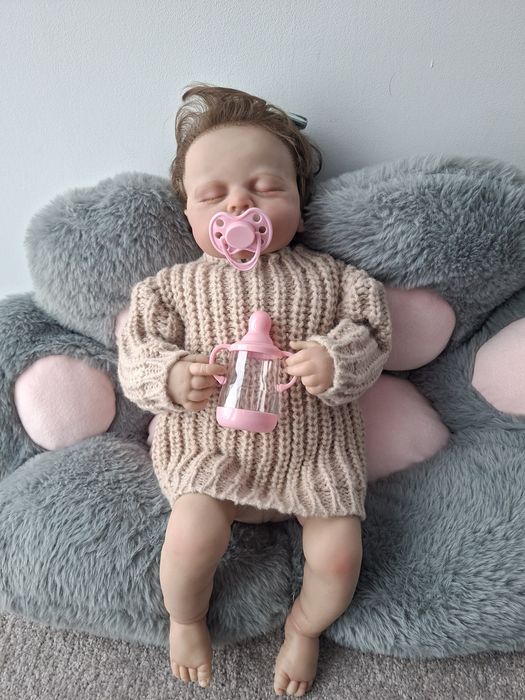 Lalka jak żywe dziecko reborn piękna NOWA duża prawie 50 cm , kończyny