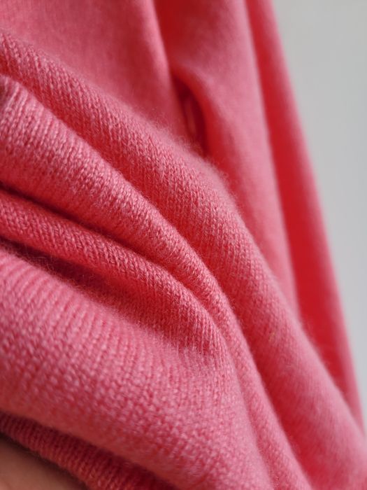 Danefæ różowy sweter 100% kaszmir S
