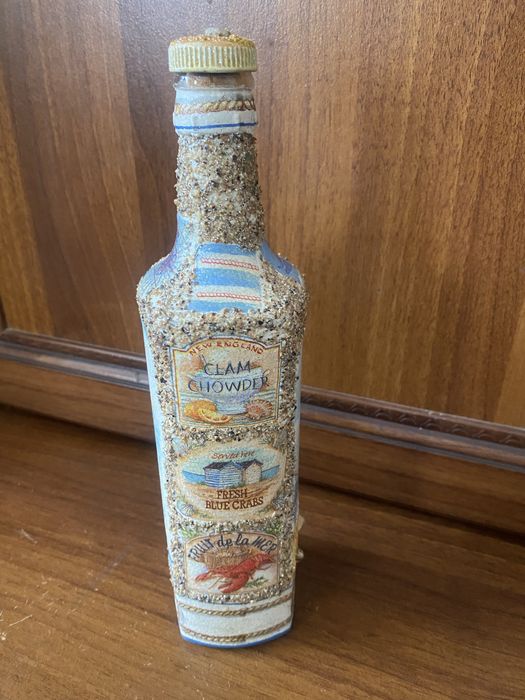 Декоративна пляшка. Ручна робота