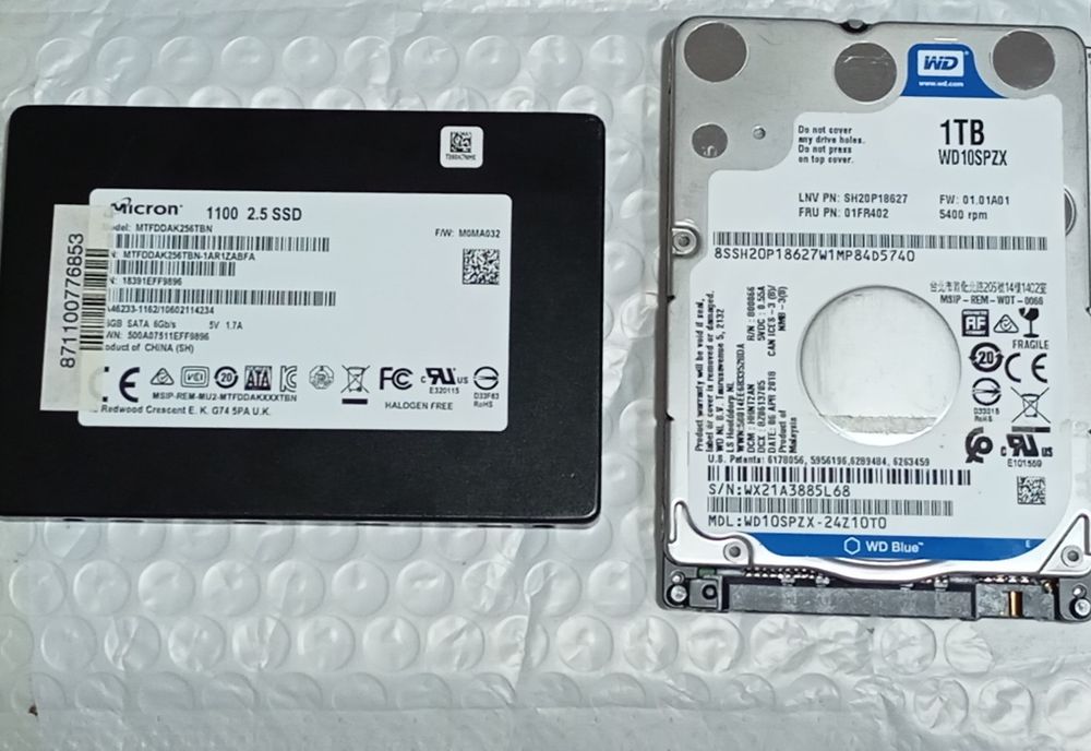 SSD Sata  256 gb e HDD  1 tb, Memórias Ddr4 8gb, 16gb
