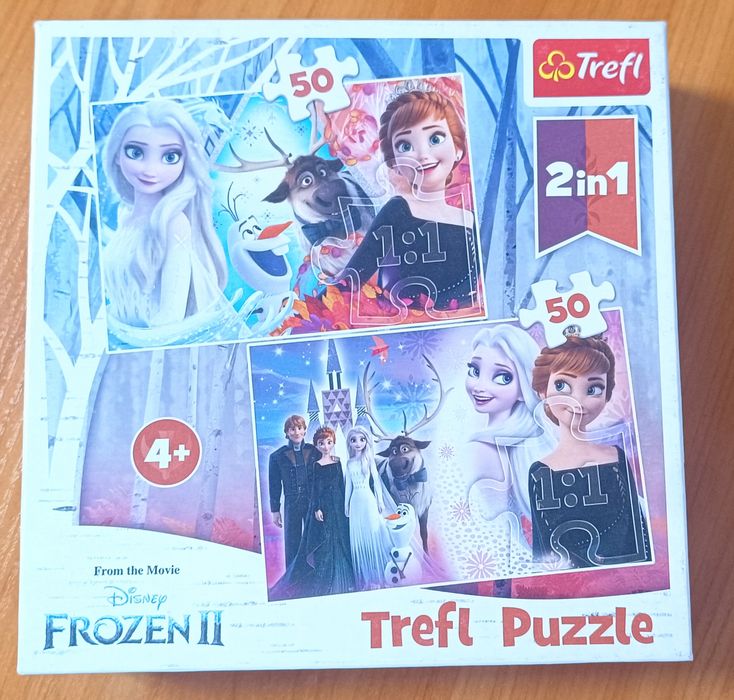Пазлы "Холодне серце" 2 шт по 50 ел. Trefl, 4+