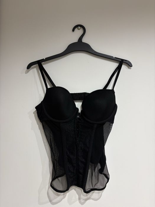 damski czarny gorset