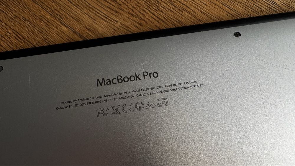 Macbook Pro 15, late 2013
