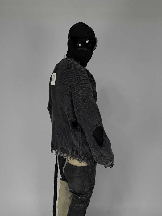 MAISON MIHARA YASUHIRO Distressed свитер свитшот Sweater светр кофта