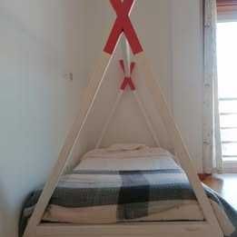 Cama Tipi em madeira s/ colchão