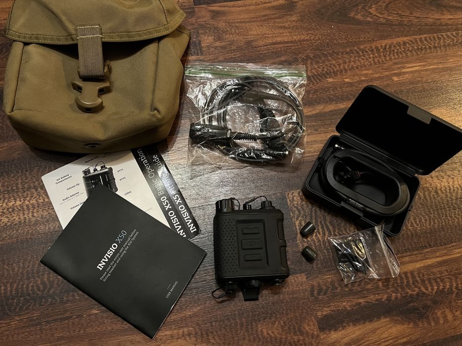 個人装備 Authentic Invisio X50 Full set Invisio X50 TEA тактична гарнітура (активні навушники ) армії США