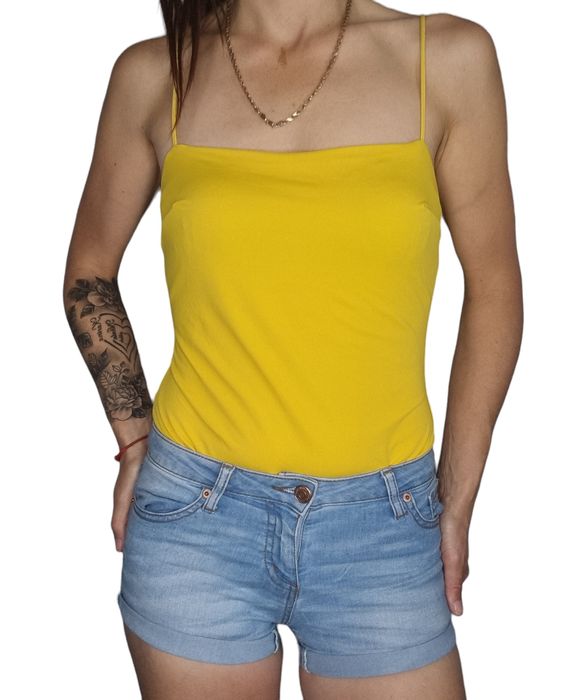 Żółte body H&M  Rozmiar M/L 38/40   #handm