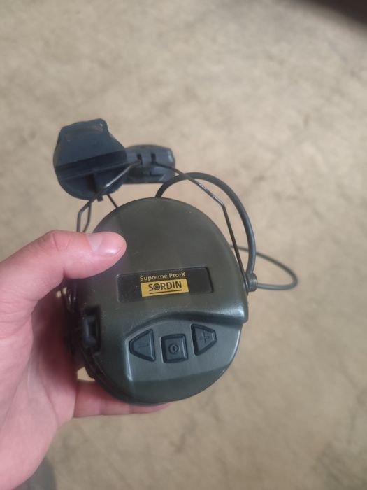 Aktywne ochronniki słuchu Sordin Supreme Pro-X żelowe