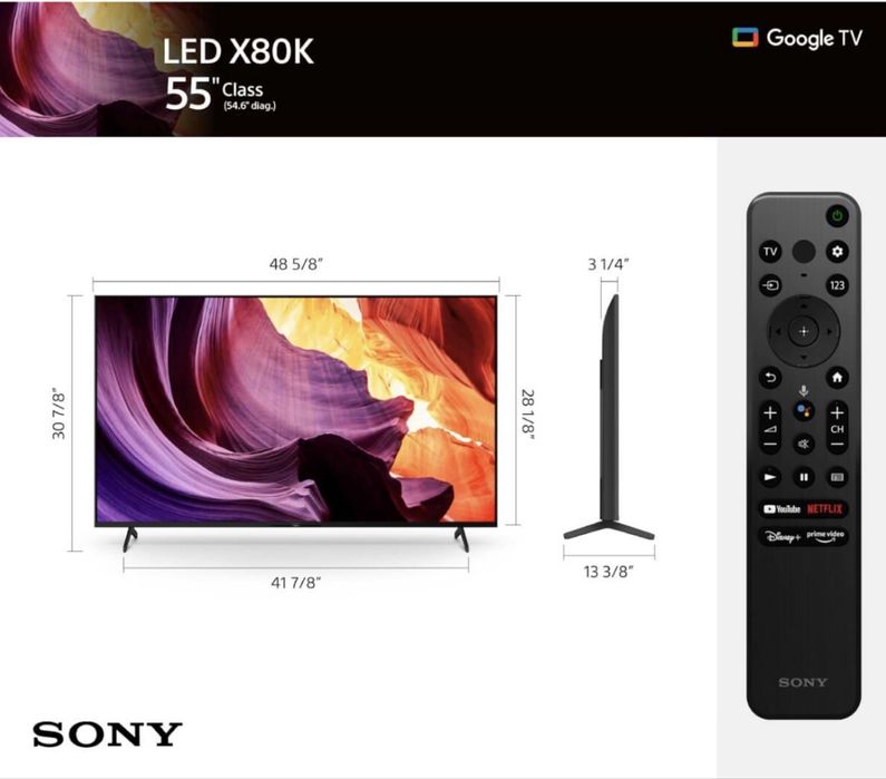 Продам Телевізор Sony KD55X80L