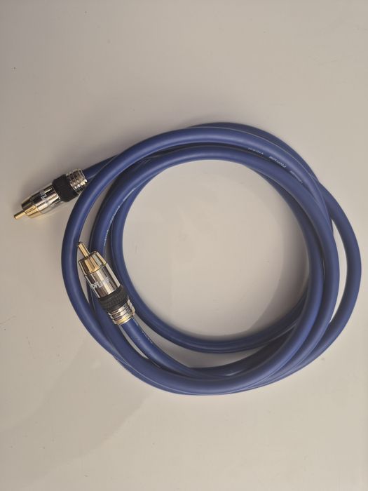 Kabel Coaxial ProfiLine gruby cyfrowy RCA chinch pozłacany High Grade