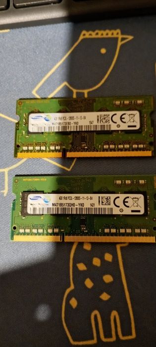 Pamięć RAM Samsung 8GB (2x4GB) DDR3L 1600MHz SO-DIMM Laptop