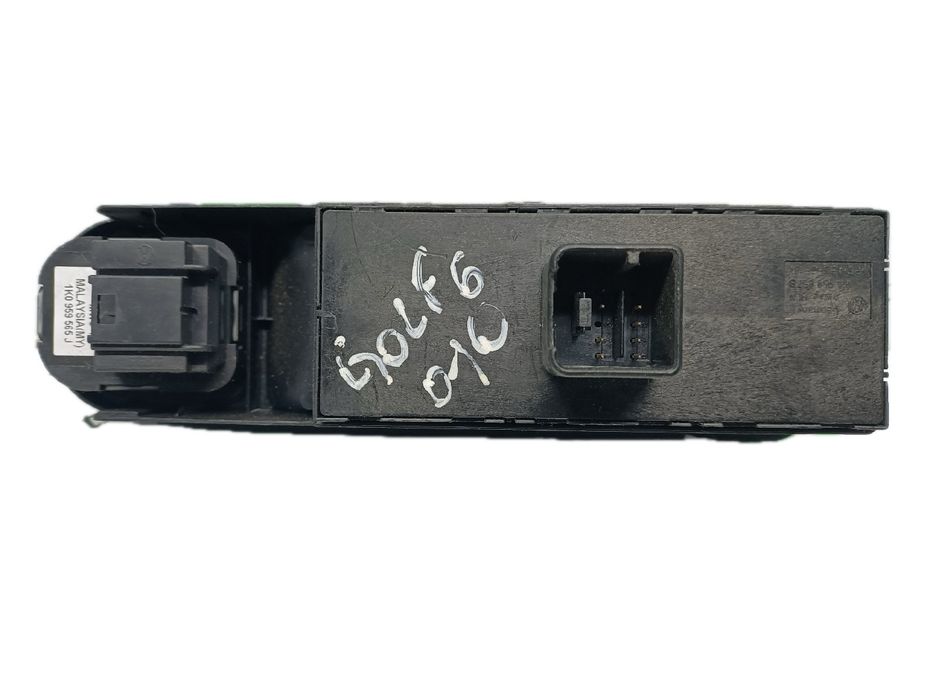 Comando / botão / interruptor vidros frente esquerdo VOLKSWAGEN Golf V433730053337272321