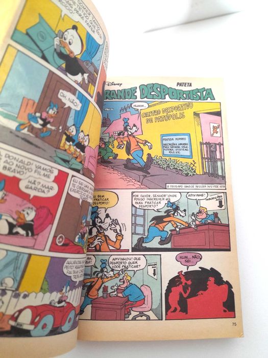 Livro de BD Disney Especialíssimo Número 55 Coleção Anos 90