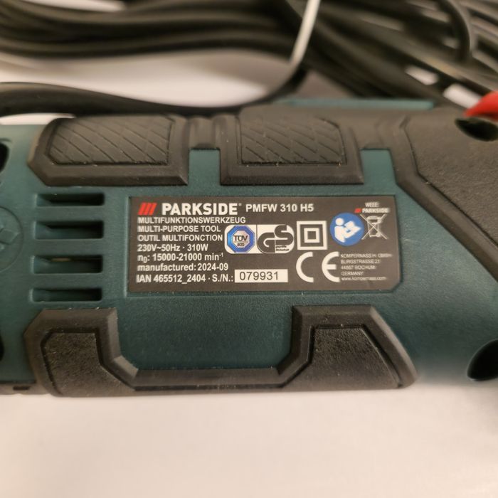 Narzędzie urzadzenie wielofunkcyjne PARKSIDE PMFW 310 H5, 310 W