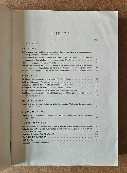 Trabalho - Boletim do Instituto do Trabalho de Angola