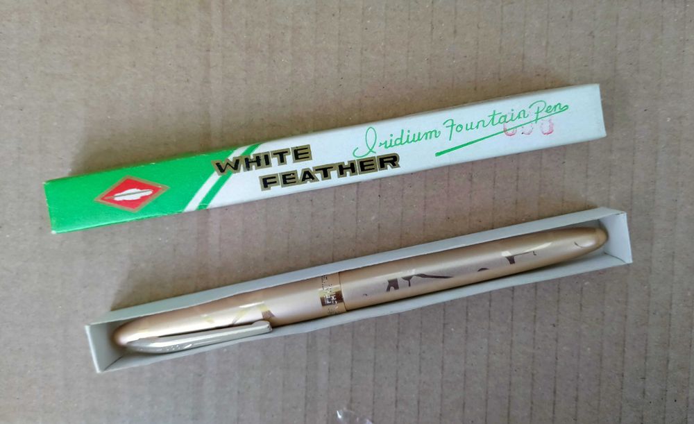 Перьевая ручка White feather 608