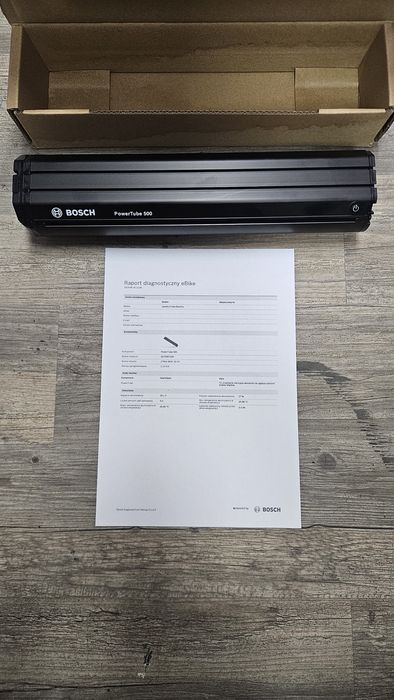 Bateria Bosch PowerTube 500wh BBP280 Nowa, 625wh BB290 Pozioma