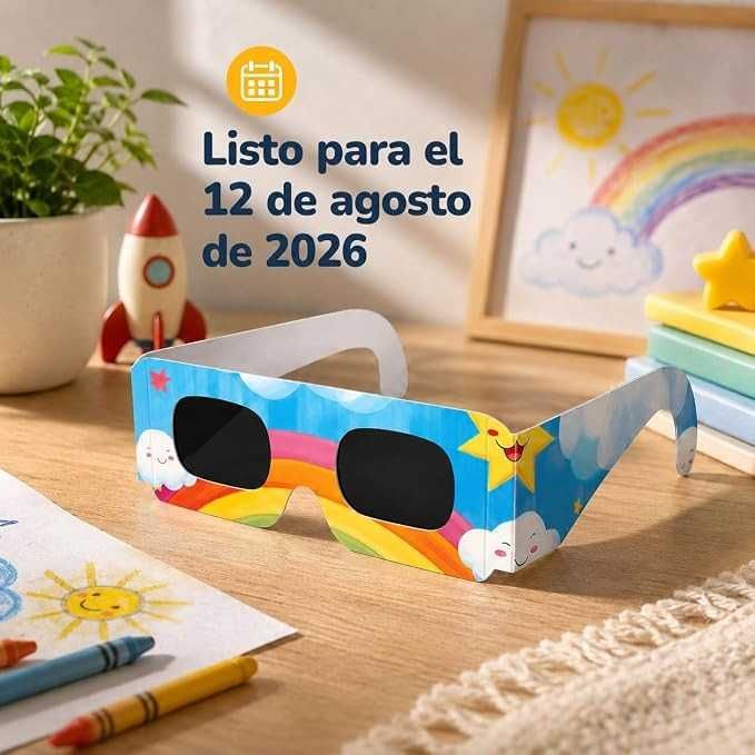 Óculos para ver o eclipse